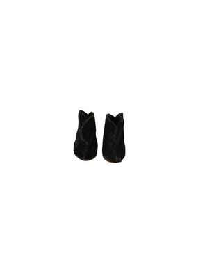 Ginny Doll Faux Black Suede Boots Vogue Vintage 94762